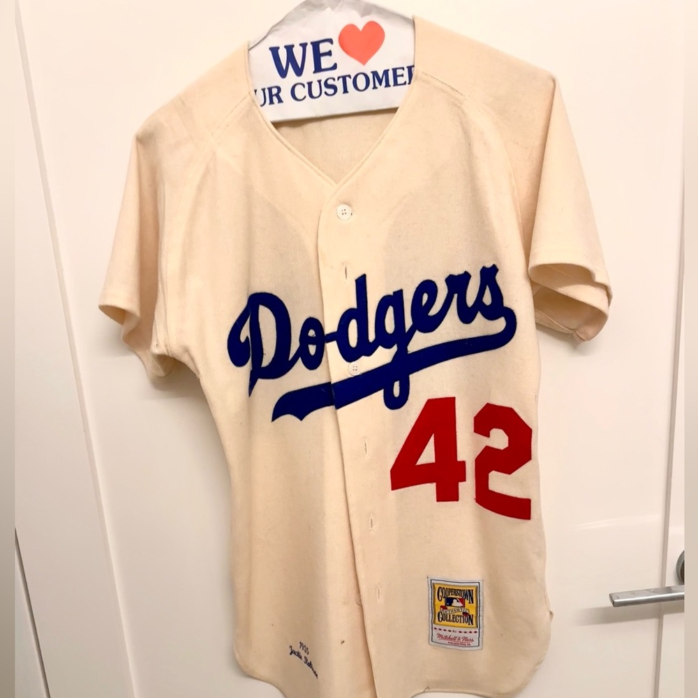 Cooperstown Collection Jackie Robinson 1955 throwback jersey